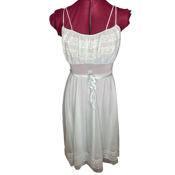Lati fashion Other - nightgown satin lace vintage sheer 1950s